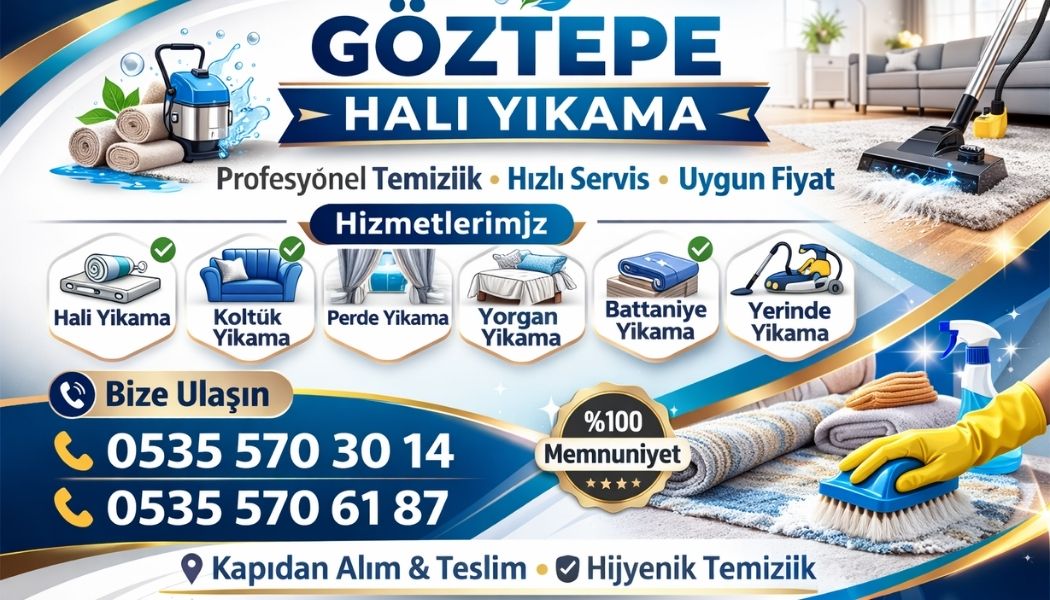 göztepe halı Yıkama